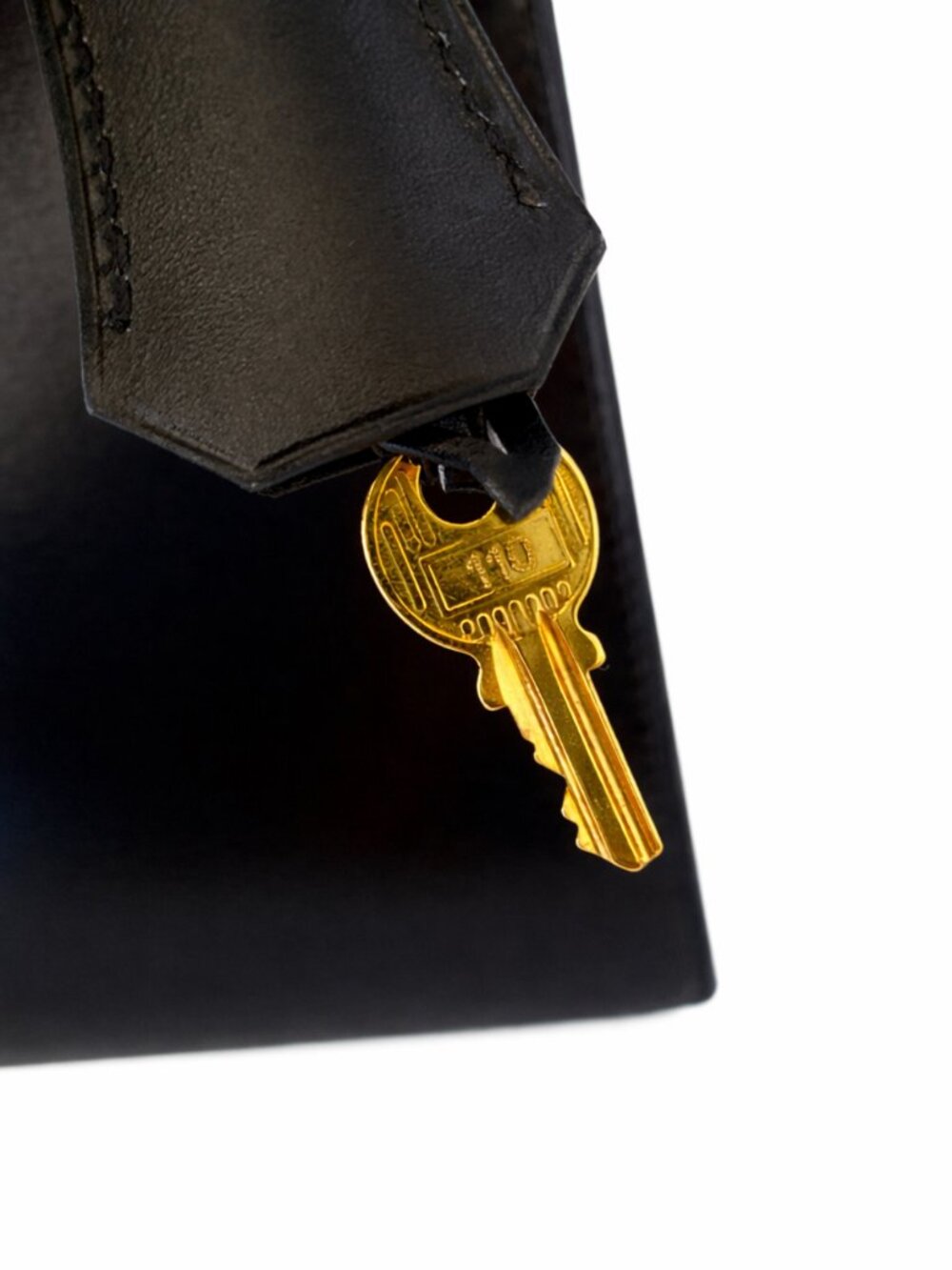 Hermes Kelly 32 Sellier Black Box Leather Gold Hardware (GHW) - Picture 16 of 16